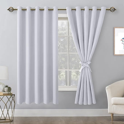 Blackout Curtains for Bedroom, 60 x 63 Inches Length, Window Curtains for - Image 8