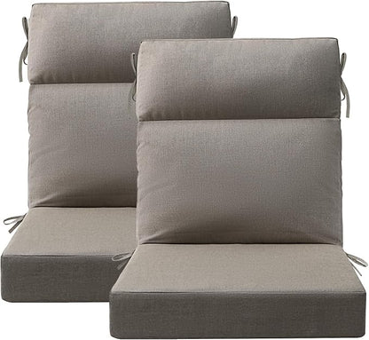 Unimatta Sunbrella Outdoor High Back Chair Cushion Seat Pads, 44 x 21 Inch by Unimatta