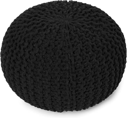 REDEARTH Round Pouf Foot Stool Ottoman by REDEARTH