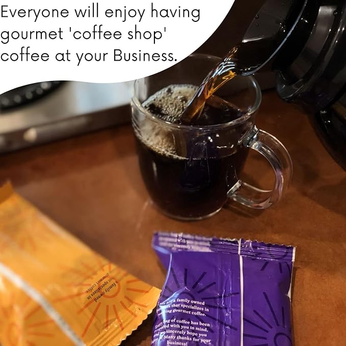 Sarasota Coffee Ground Packets | Gourmet Flavored Medium Roast Grounds Packs | Christmas Holiday | Low Acid Mold Free Bulk Individual Single Pot Pouches for 12 Cup Coffee Maker | 2 oz Bags, 12 Count