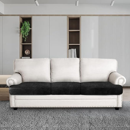 ANARACHON Leather Look Couch Cushion Covers Sofa Seat Slipcovers Sets Couches - Image 3
