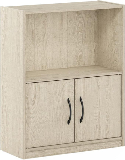Furinno GRUEN Book Shelf, 2-Tier Small Bookshelf, Bookcase - Image 6