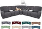 100% Waterproof Sectional Recliner Couch Covers by ROFASVCO