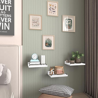 RYOFOBETTO Small Floating Shelf, 6X9 Inches Farmhouse Wall Shelves - Image 5