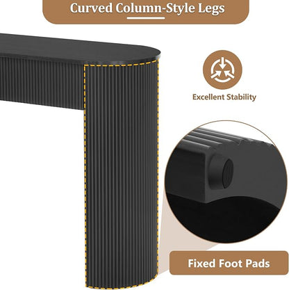 54" Console Table for Entryway, Modern Sofa Table Behind Couch - Image 6