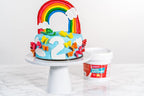 Bakerpan Premium Rolled White Fondant for Cake Decorating - 5 Pounds, Vanilla Flavor