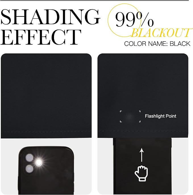 NICETOWN Blackout Curtains for Windows 54 inch Length - Image 7