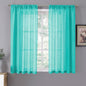 Tollpiz Sheer Curtains Living Room Linen Textured Curtain Sheers Light by Tollpiz