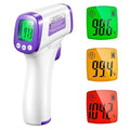 HUHETA Infrared Thermometer for Adults, Non Contact Forehead Thermometer with Fever Alarm, Accurate Reading and Memory Function, Body Temperature & Surface of Objects Use (Purple)