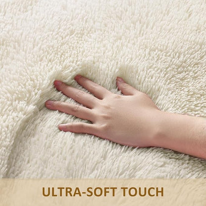 Ophanie 2x10 Runner Rug for Hallway, Upgrade Non-Slip Fluffy Soft Bedside Rugs - Image 2