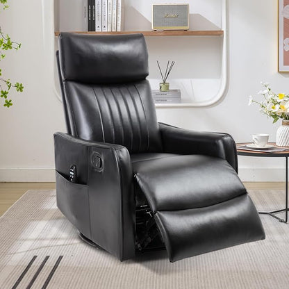 Trustyue Swivel Rocker Recliner Chair, 360° Swivel Recliner - Image 8