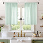 BGment Sage Green Linen Curtains 36 Inch Length by BGment