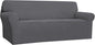 Easy-Going Stretch 4 Seater Oversized Sofa Couch Cover Gray | 1-Piece Extra by Easy-Going