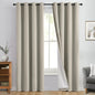 Yakamok Stone Blackout Curtains 84 Inches Long by Yakamok