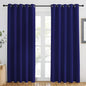 NICETOWN Navy Blue Blackout Curtains 84 inch Length, Grommet Top Room Darkening by NICETOWN