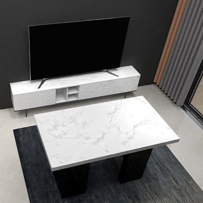practicalWs Marble Paper Granite Gray/White Roll Kitchen Countertop Cabinet - Image 7