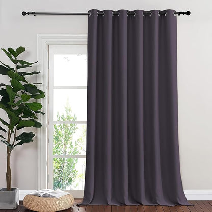 NICETOWN Blackout Sliding Glass Door Curtains, Room Darkening Thermal Insulated by NICETOWN