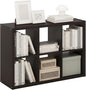 Furinno Cubicle Book Shelf, 6-Cube Bookshelf, Extra Thick Frame Horizontally & by Furinno-FitsYourSpaceFitsYourBudget