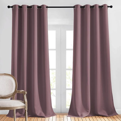 NICETOWN Living Room Blackout Curtains 120 inches Long by NICETOWN