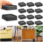 Bed Risers 1 inch, 2 inch, 3 inch, 4 inch Heavy Duty, Adjustable Furniture Riser by EGTTGIN