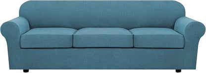 H.VERSAILTEX 4 Piece Stretch Sofa Covers by HVERSAILTEX