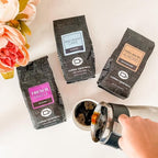 Dark Chocolate Almond Flavored Coffee SWP Decaf, Specialty Arabica Coffee, Medium Roast, 12 ounce, Automatic Drip (Ground)