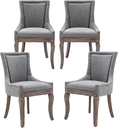 Modern Dining Chairs Set of 4, High Back Dining Chairs Side Chairs by MZDOO