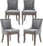 Modern Dining Chairs Set of 4, High Back Dining Chairs Side Chairs by MZDOO