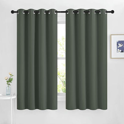 NICETOWN Blackout Curtains for Bedroom, Grommet Solid Thermal Drapes Light by NICETOWN