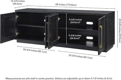 Henn&Hart Tillman Rectangular TV Stand - Image 3