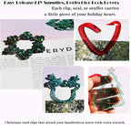 9-in-1 Christmas Resin Bookmark Mold Set - Reindeer/Snowflake/Tree/Heart/Star Silicone Molds for Epoxy Paperclips & Standard Bookmarks, Holiday Gift Crafts,DIY Supplies, Book Lovers Gift