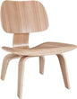 Modway EEI-510-NAT Fathom Mid-Century Modern Molded Plywood Lounge Accent Chair by Modway