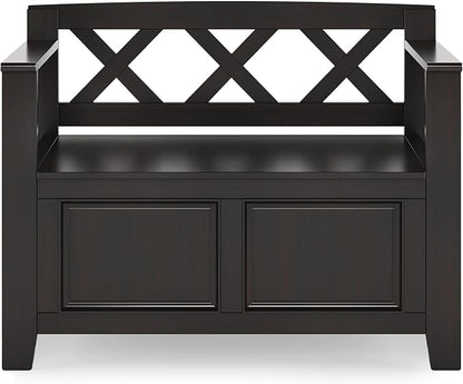 SIMPLIHOME Amherst Entryway Storage Bench - Image 5