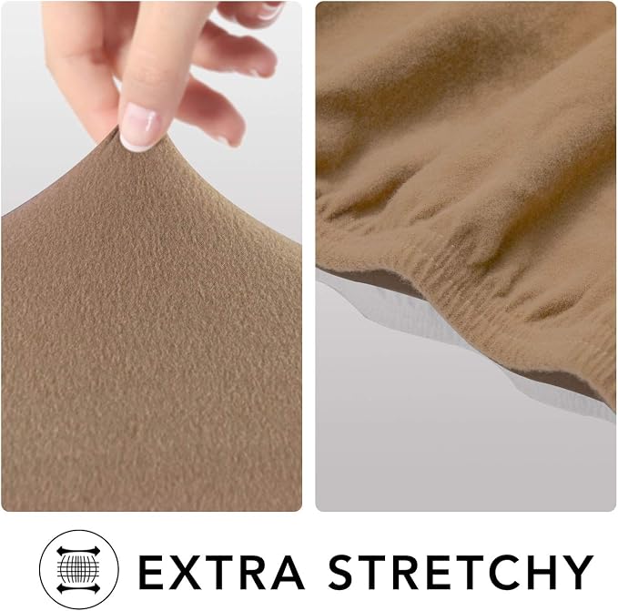 PureFit Super Stretch Chair Covers Fleece Couch Covers - Image 4