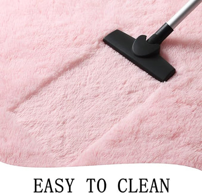 Chicrug Soft Runner Rugs for Bedroom Living Room Plush Fluffy Rug 2x8 | Shag - Image 8