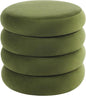 Flouki 19.5" Storage Ottoman Round, Vanity Stools by Flouki
