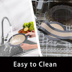 Silicone Baking Mat 9-Inch Nonstick & Reusable, Dishwasher/Oven Safe Cookie Sheet Protector for Cheesecakes, Cookies, Pizza, Bread, Macarons & Pastries (2 Set)