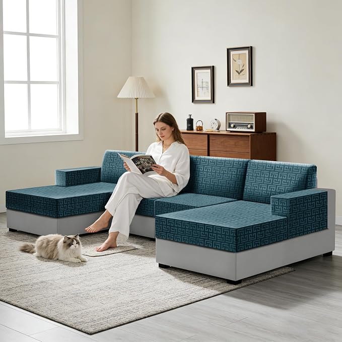 UNBBRRL Stretch Couch Backrest Cushion Cover - Image 6