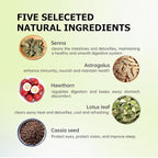 HANFANGLING Senna Leaf And Astragalus Root Tea Bag - Natural Detoxification and Beauty Herbal Tea, Support Digestion and Health, Improve Immunity and Beauty 20 Tea bags 2.12oz