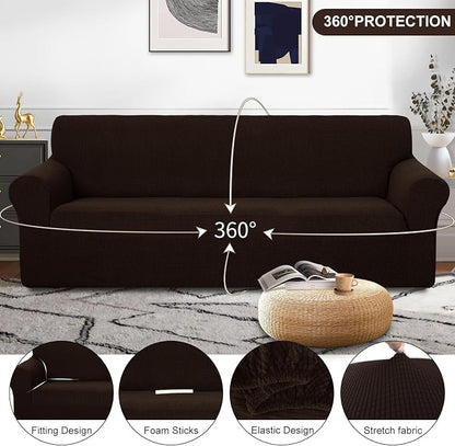 U-NICE HOME 4 Seater Stretch Couch Cover - Image 3