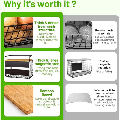 Ofiray-home Magnetic Shelf for Fridge - Image 4