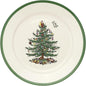 Spode Christmas Tree Luncheon Plate, 9-Inch Porcelain Dinner & Appetizer, Holiday-Themed Serving, Microwave & Dishwasher Safe, Festive Collectible Seasonal Dining Plate for Christmas Entertaining