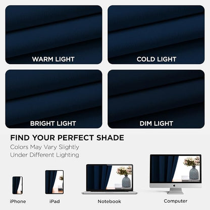 Joydeco Blackout Curtains 95 Inch Length 2 Panels Set, Thermal Insulated Long - Image 6