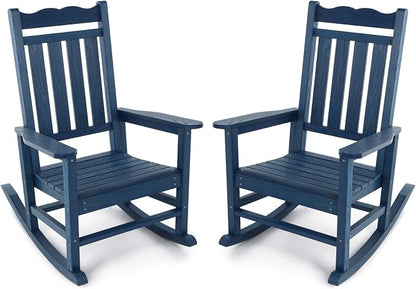 Stoog All-Weather Patio Rocking Chairs Set of 2, Outdoor Rocking Chair by Stoog