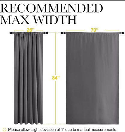 NICETOWN Blackout Curtain Panels - Image 7
