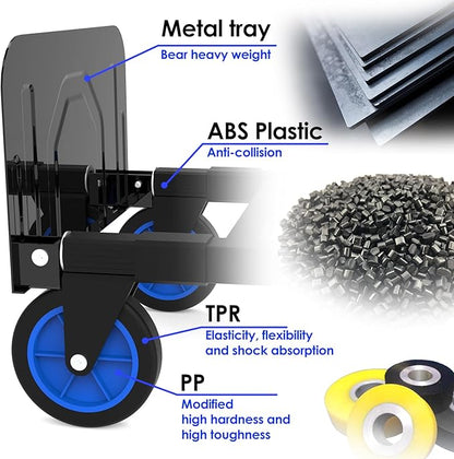 Black Convertible Hand Truck Dolly Cart - Image 4