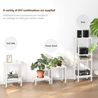 TUTOTAK End Table with Charging Station, Small Side Table with Outlets - Image 6