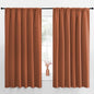 NICETOWN Blackout Curtains for Bedroom, Burnt Orange, 1 Pair, 70 by 63-inch by NICETOWN