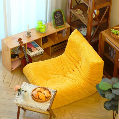 N&V Fireside Floor Sofa- Mid-Century Modern Armless Lounge Chair - Image 4