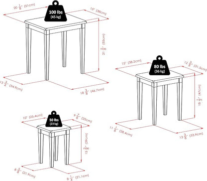 Winsome Regalia Nesting Accent Tables, - Image 3